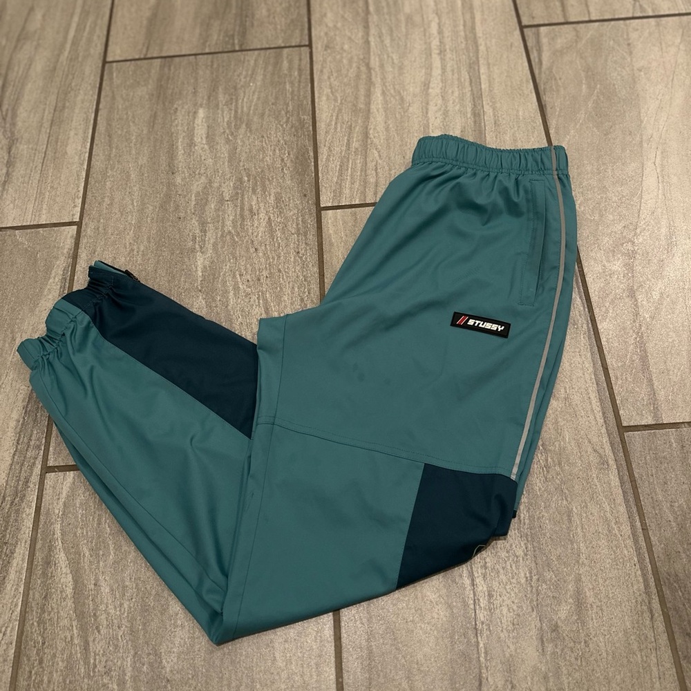 Stussy Teal and Navy Men's Pants